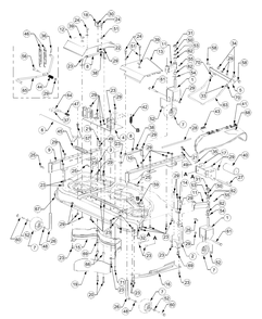 Deck Assembly 48 Inch Diagram and Parts List for GT2186-48 13A298M710-13A298M712 Cub Cadet Lawn Tractor